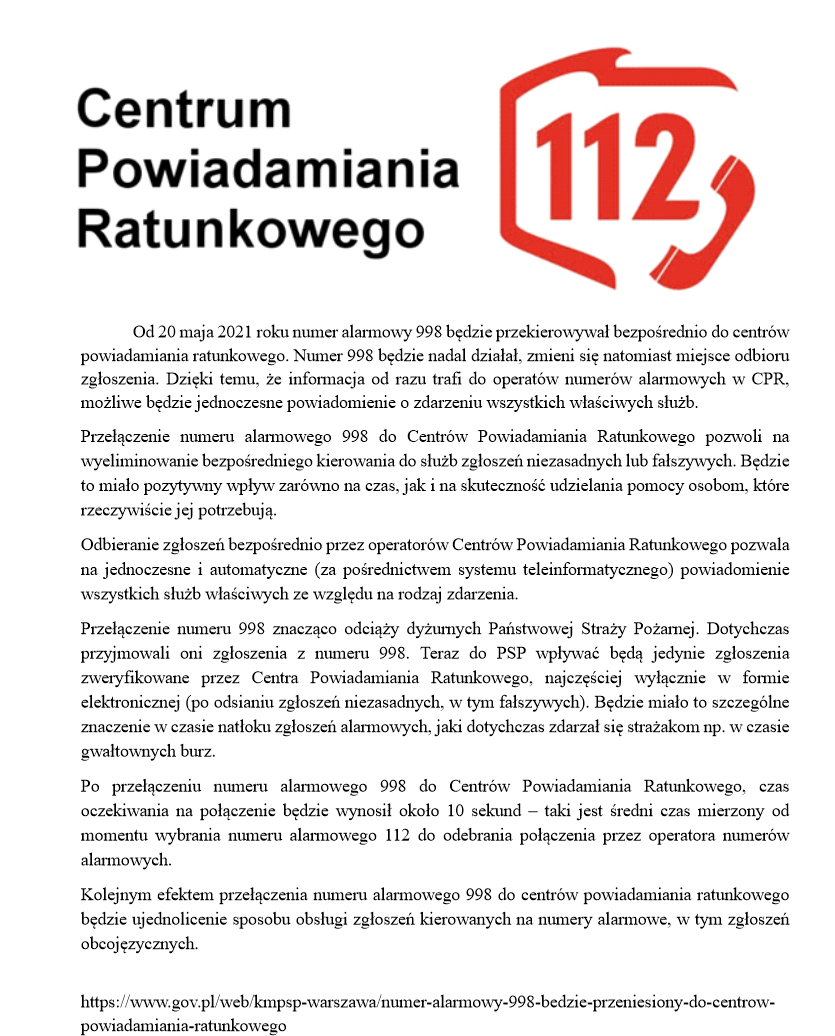 112 NOWY