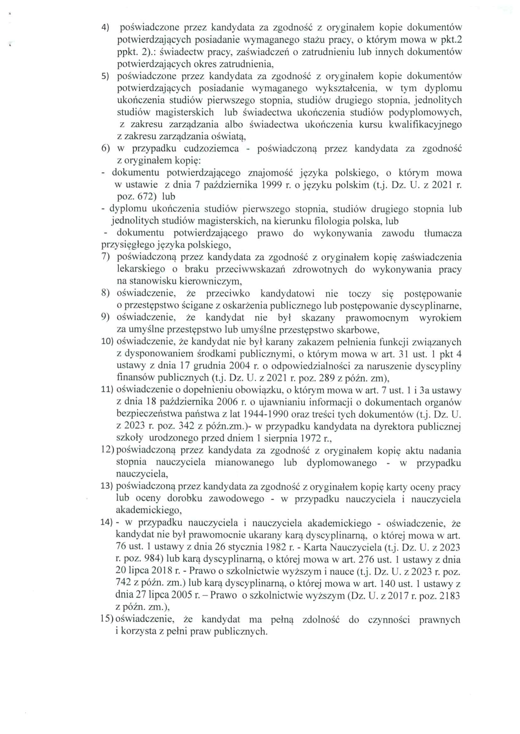 konkurs na stanowisko dyrektora liceum oglnoksztaccego z oddziaami dwujzycznymi w gostyninie2