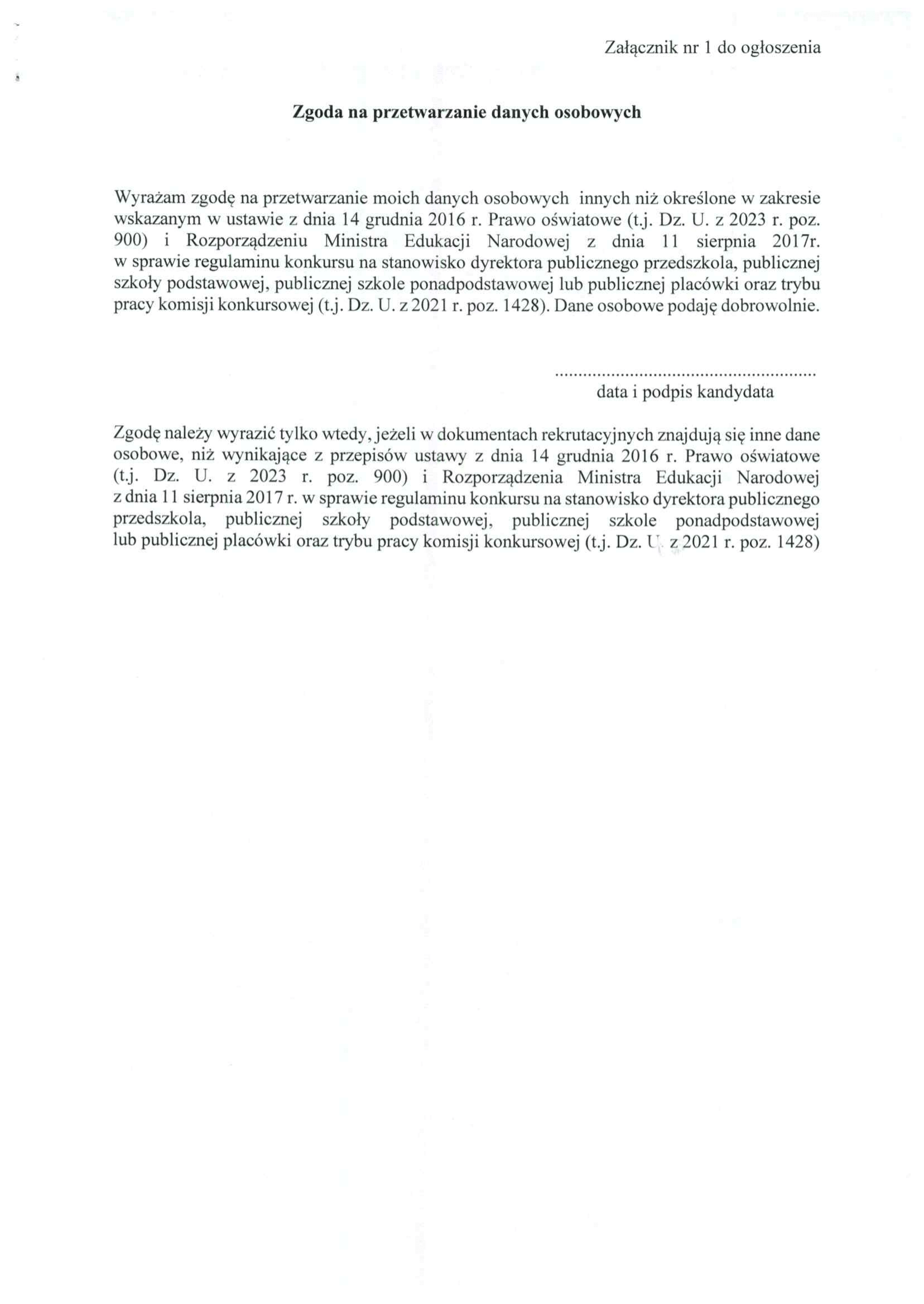 konkurs na stanowisko dyrektora liceum oglnoksztaccego z oddziaami dwujzycznymi w gostyninie6