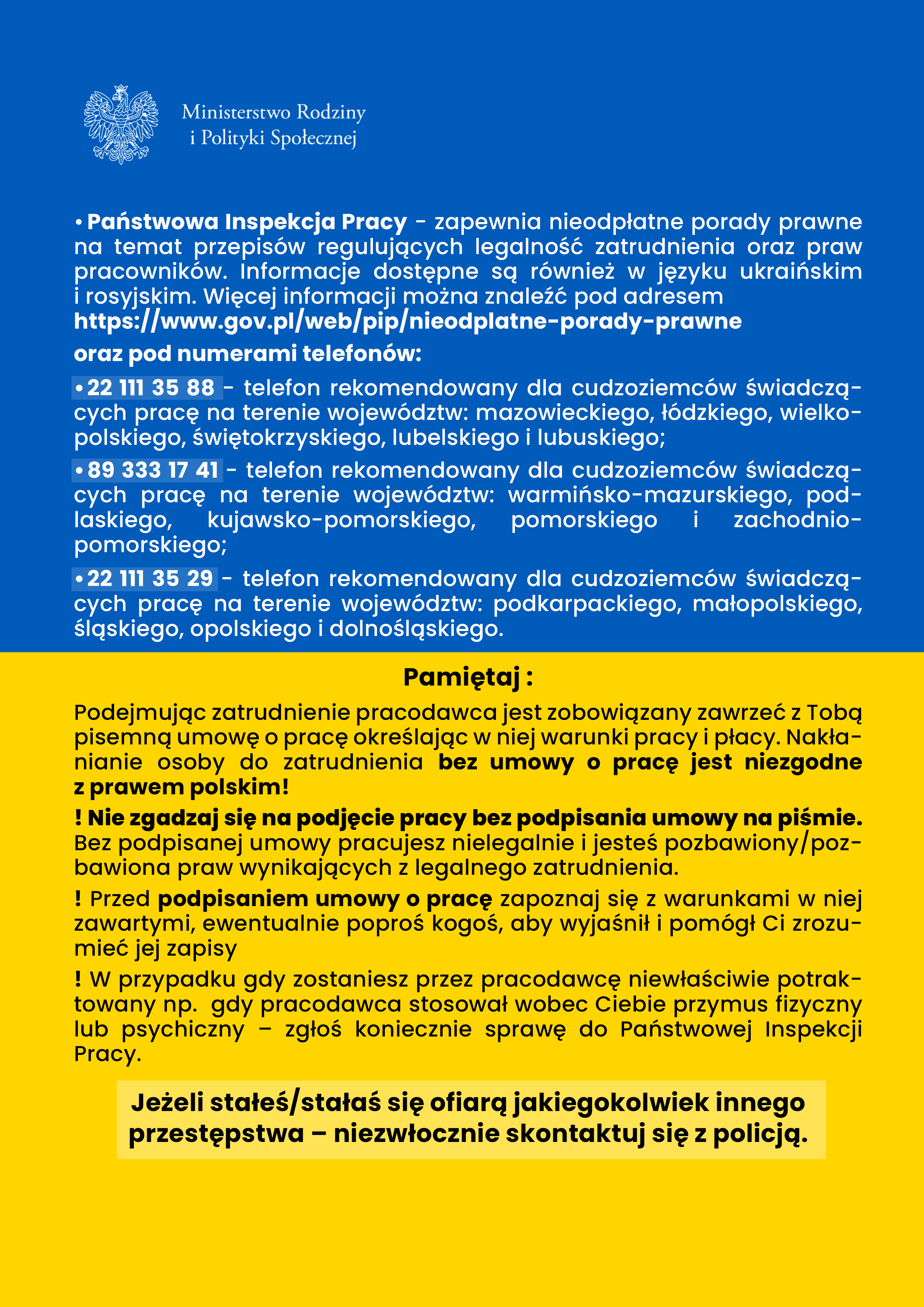 rady dla obywateli ua zainteresowanych podjeciem pracy 2